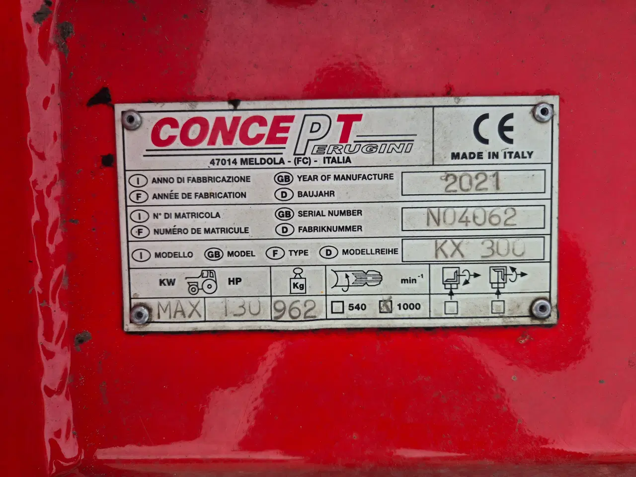 Billede 8 - Concept Perugini KX300 Slagleklipper - NY/OVERGEMT