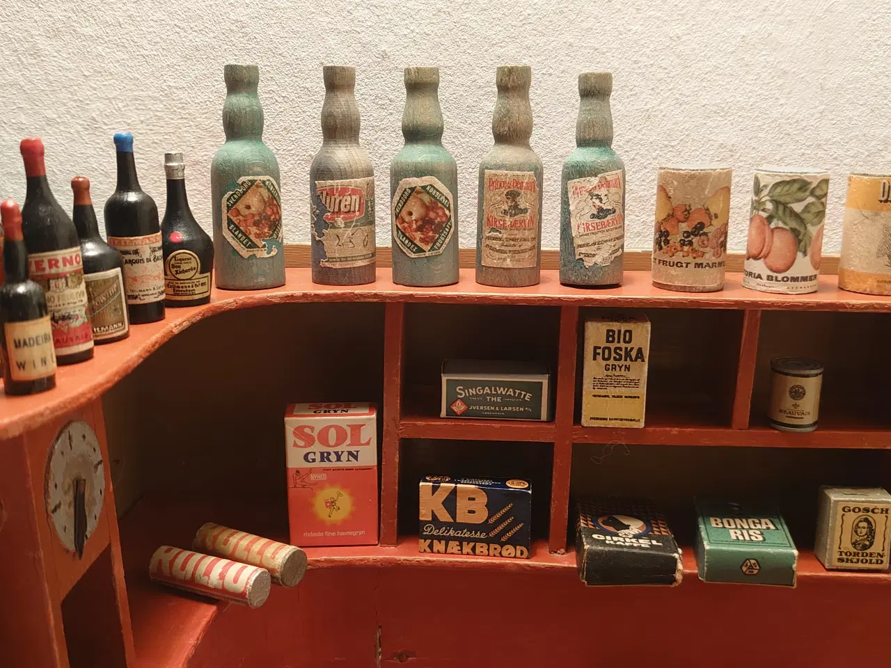 Billede 2 - Gammel købmandsbutik m. 36dele. Ca.1950