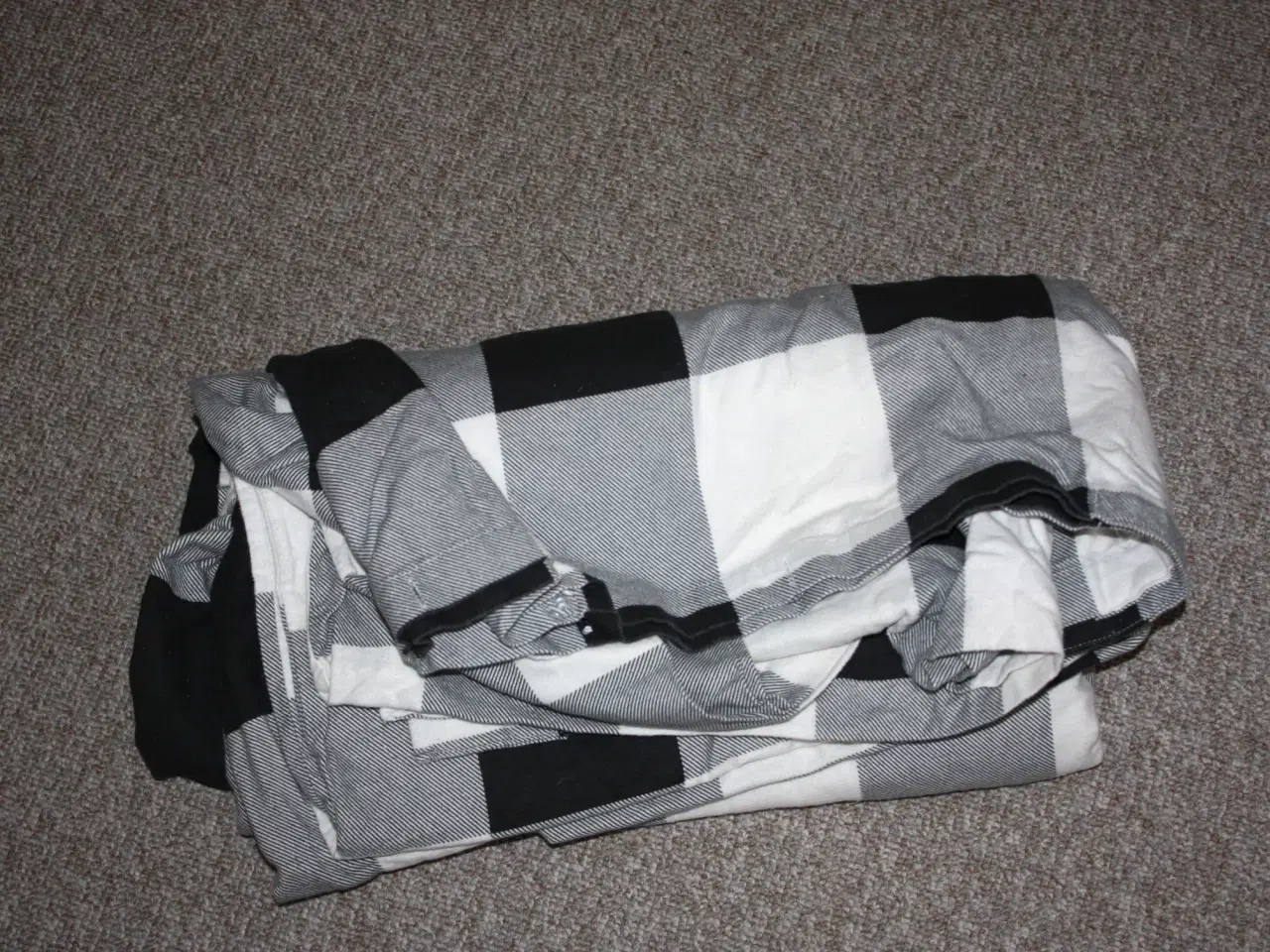 Billede 2 - Flannel dynebetræk Jysk vasket en gang 2 pers.