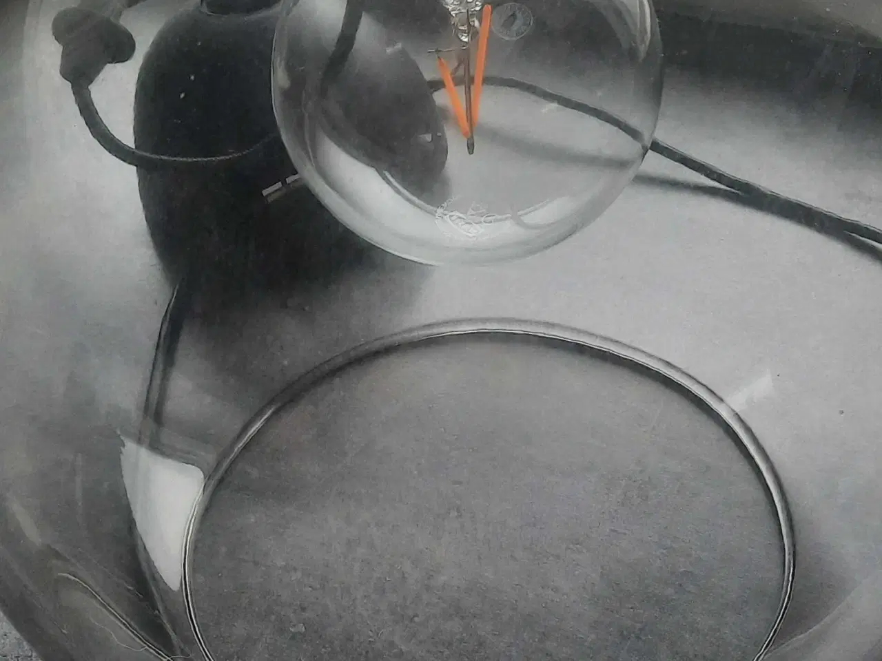 Billede 2 - Glas loftlampe