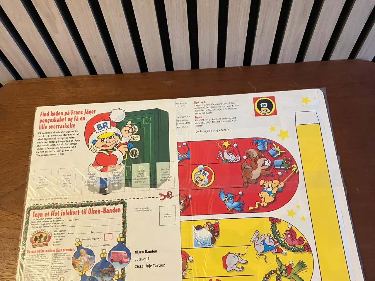 Billede 2 - Julekalender i pap : Olsenbandens første kup