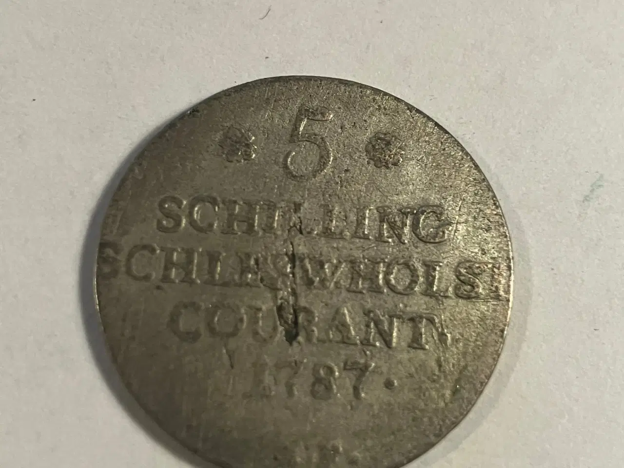 Billede 1 - 5 schilling 1787 Schleswig Holstein