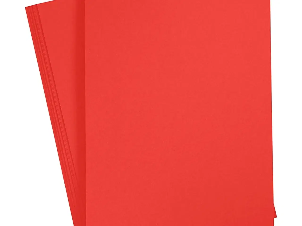 Billede 1 - Karton, A4, ark 210x297 mm, 180 g, rød, 20ark/ 1 pk.