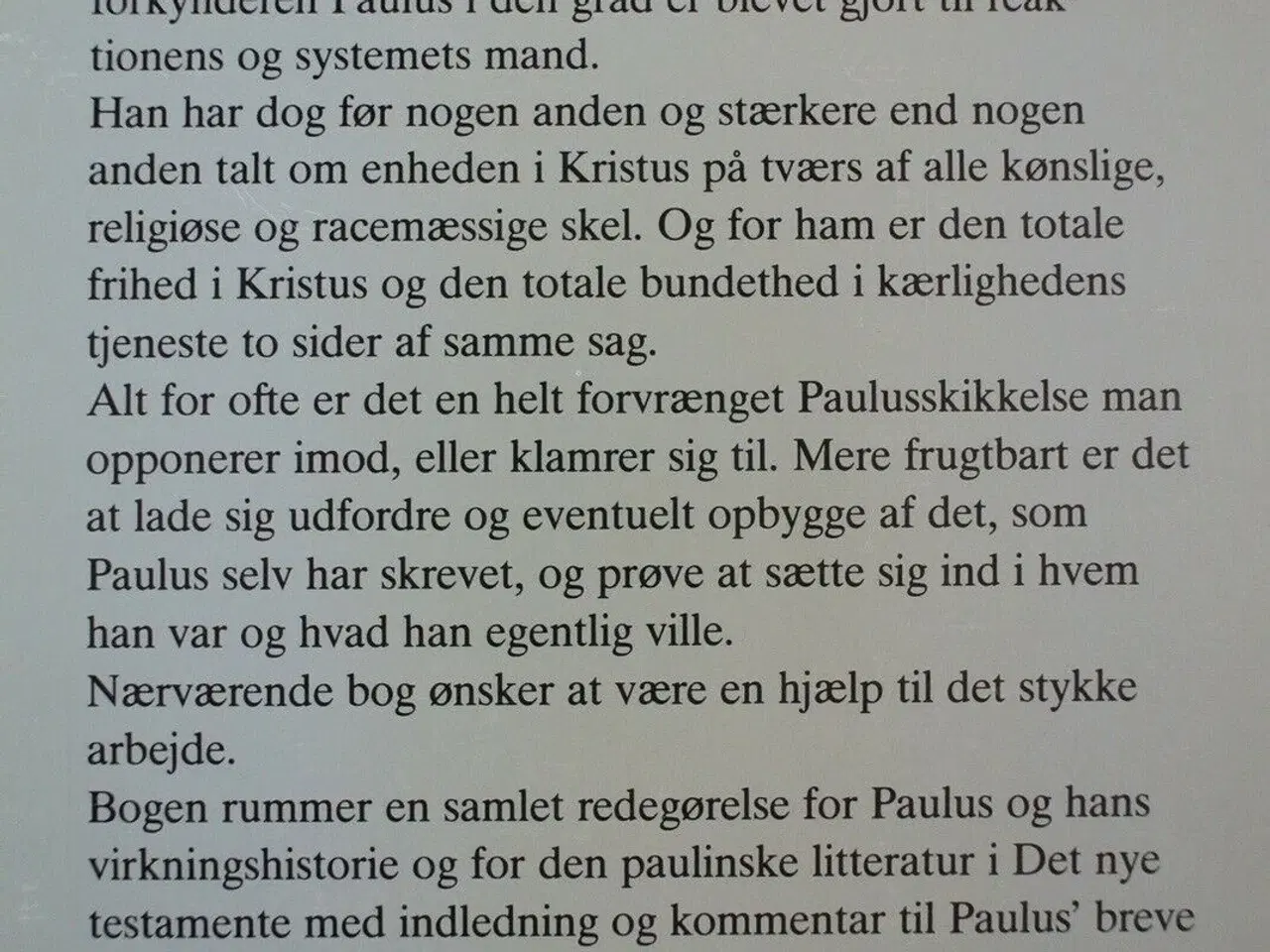 Billede 4 - paulus - indledning og kommentar til paulus breve 