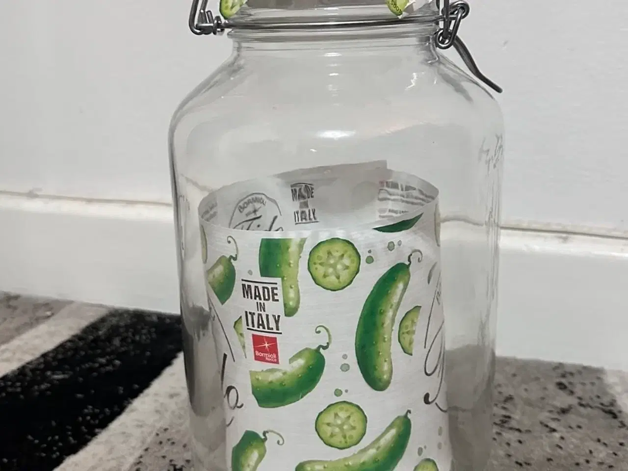 Billede 6 - Stort sylte-/opbevaringsglas – 4 liter 🌿