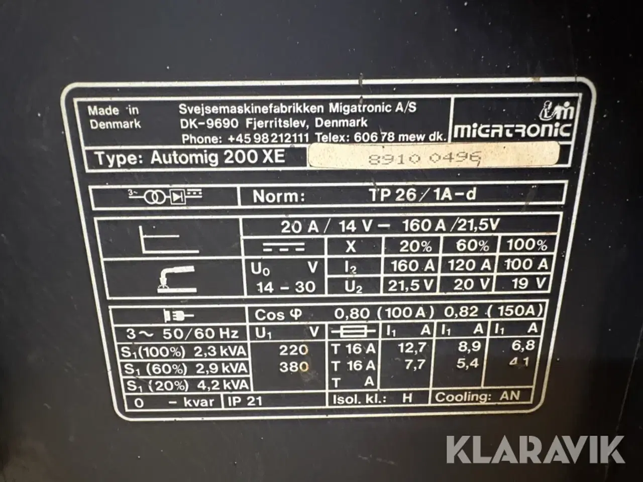 Billede 5 - Svejsemaskine Migatronic Automig 200 XE