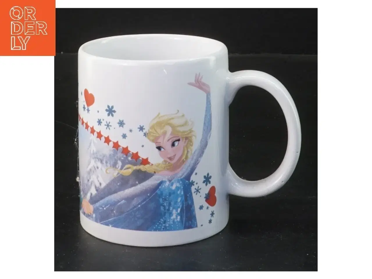 Billede 1 - Disney krus med tryk fra Disney (str. Ø 8 cm længde 10 cm)