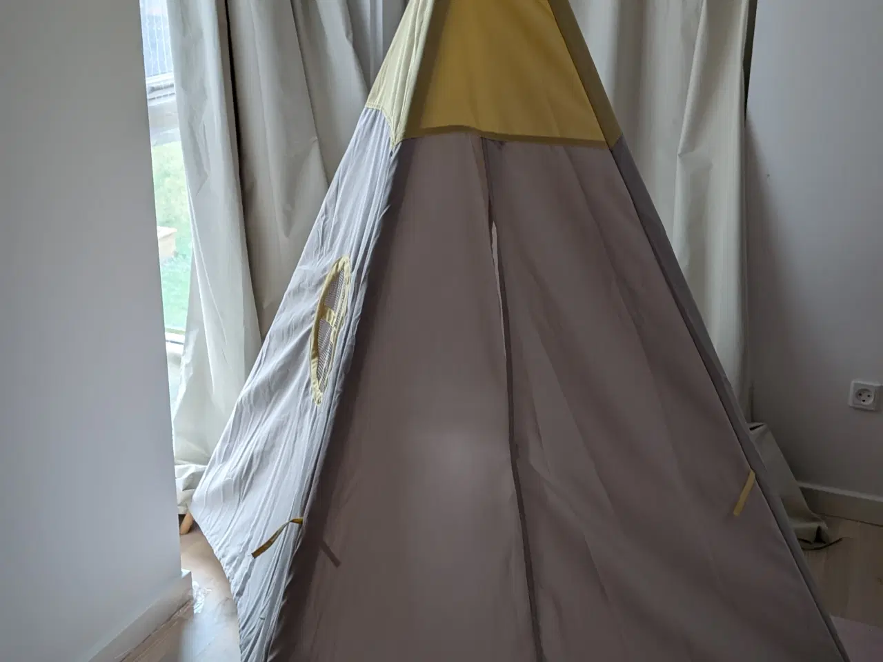 Billede 4 - IKEA tipitelt til børn grå og gul