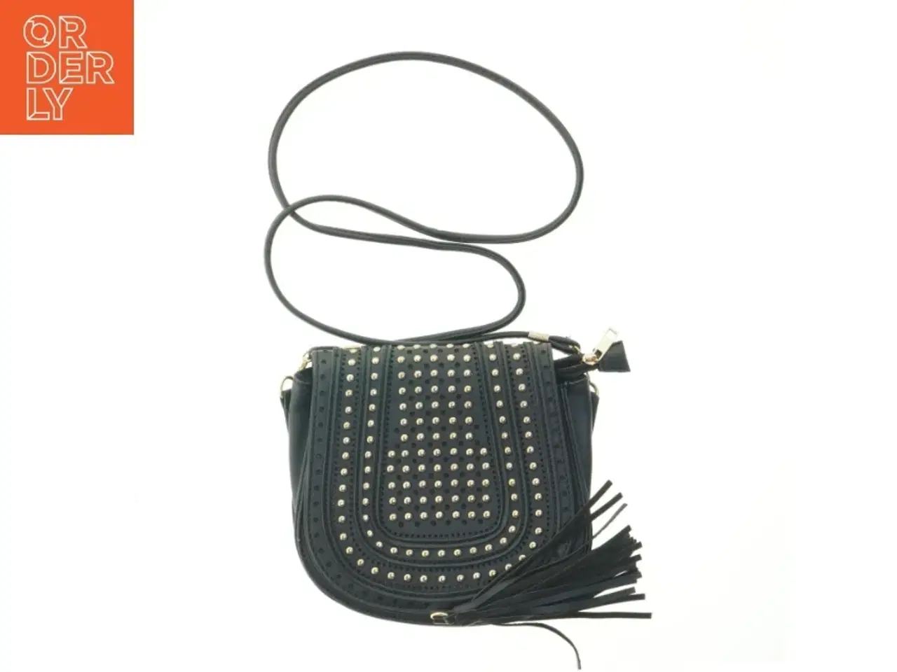 Billede 1 - Taske med nitter (str. 21x23 cm)