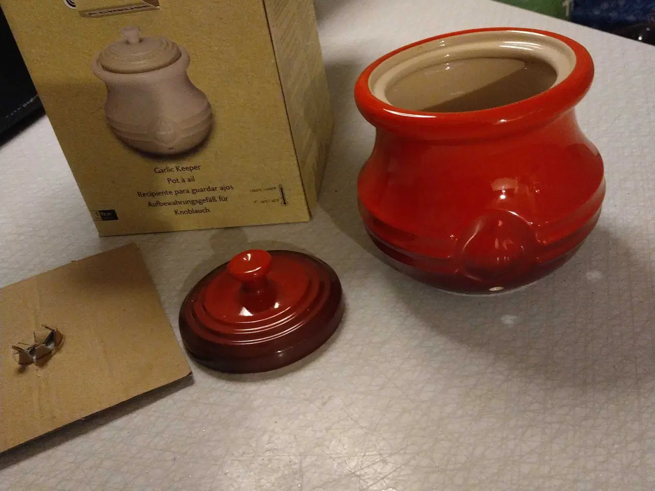 Billede 1 - Le Creuset Hvidløgskrukke