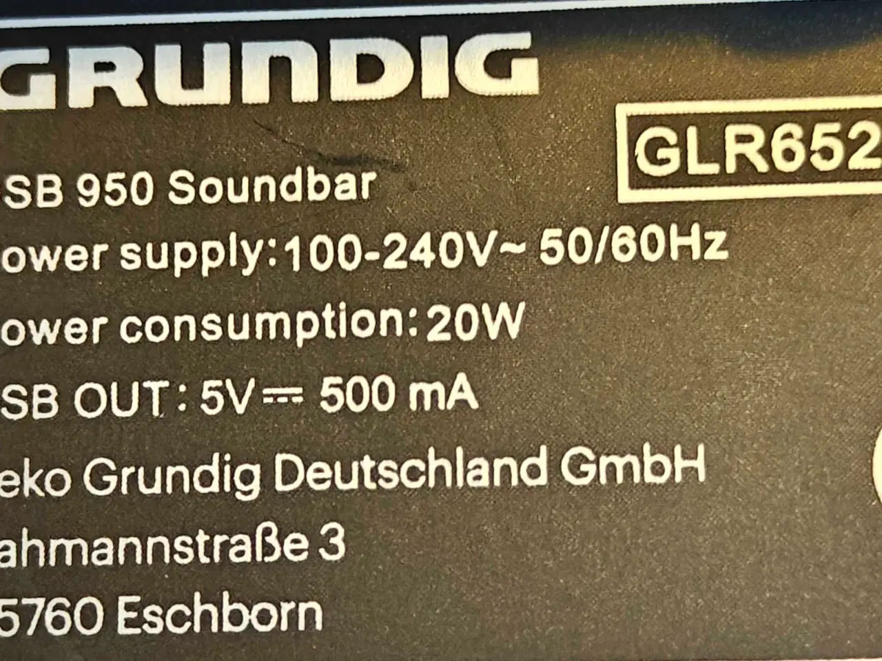 Billede 2 - Grundig Soundbar DSB 950