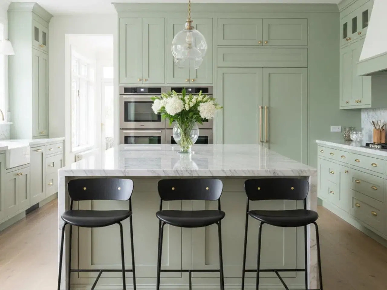 Billede 2 - &Tradition Pavilion AV10 Barstol – Sort Læder