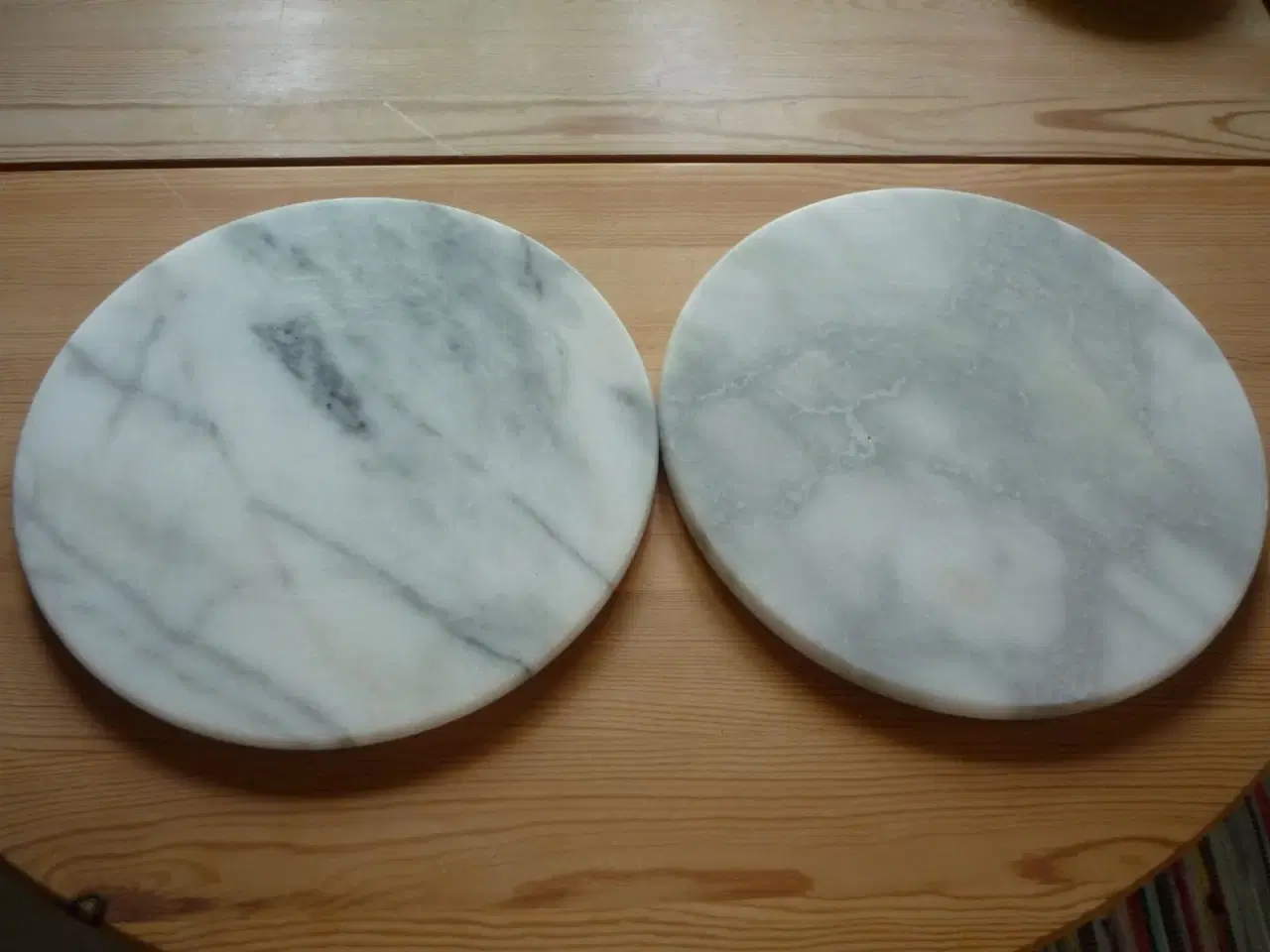 Billede 2 - Smørrebrætter og serveringsfad i marmor