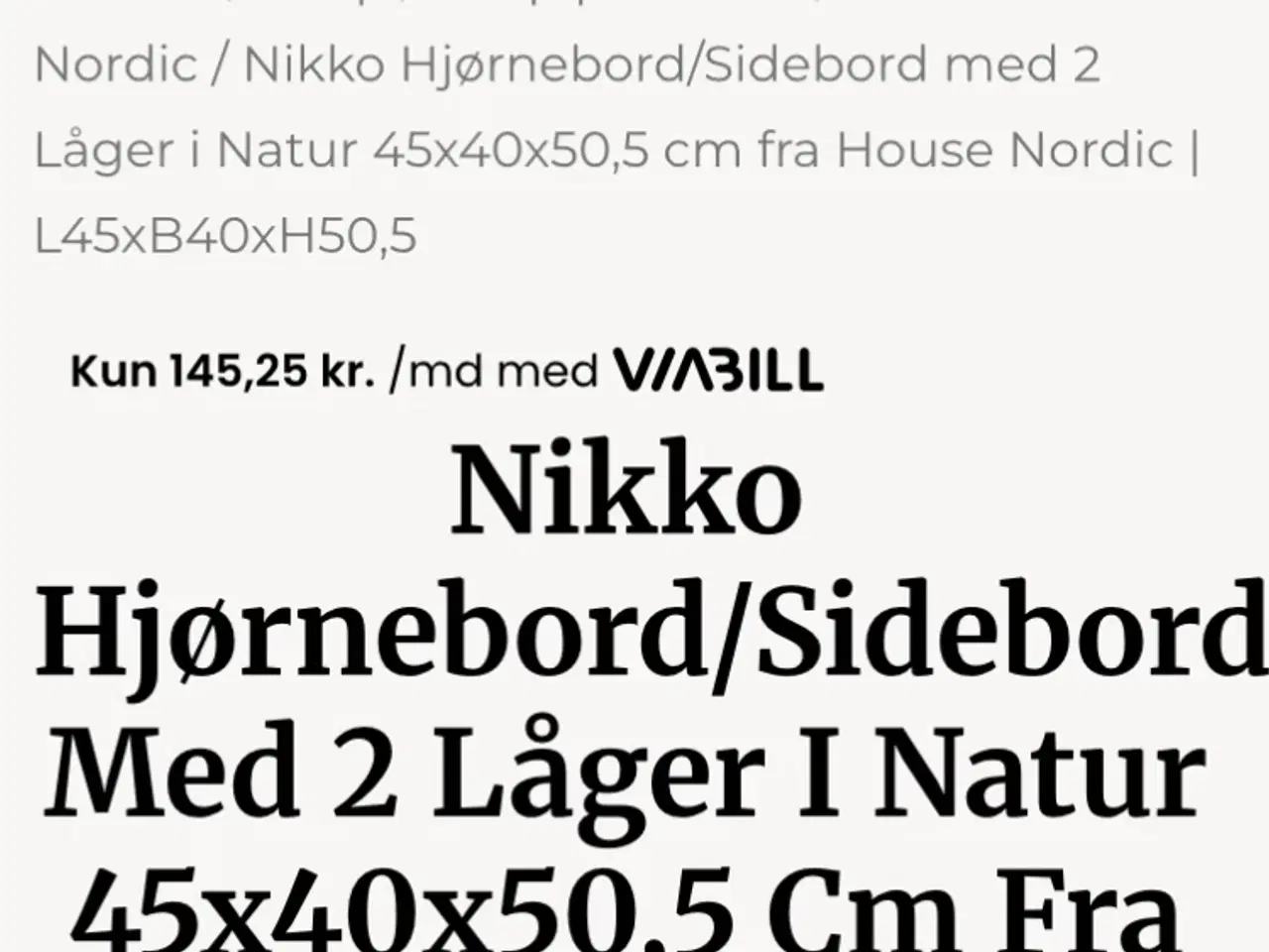 Billede 2 - Hjørnebord
