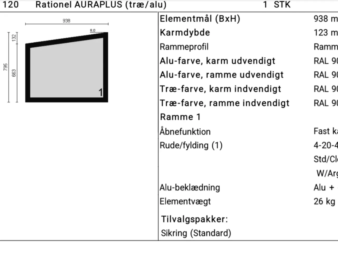Billede 3 - Rationel træ/alu