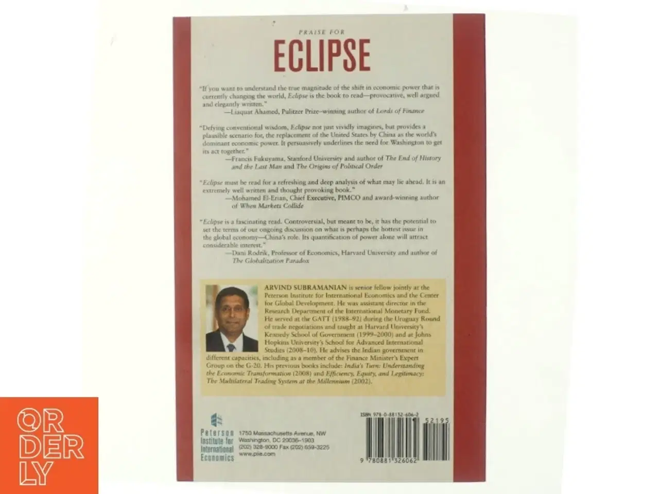 Billede 3 - Eclipse : living in the shadow of China's economic dominance af Arvind Subramanian (Bog)