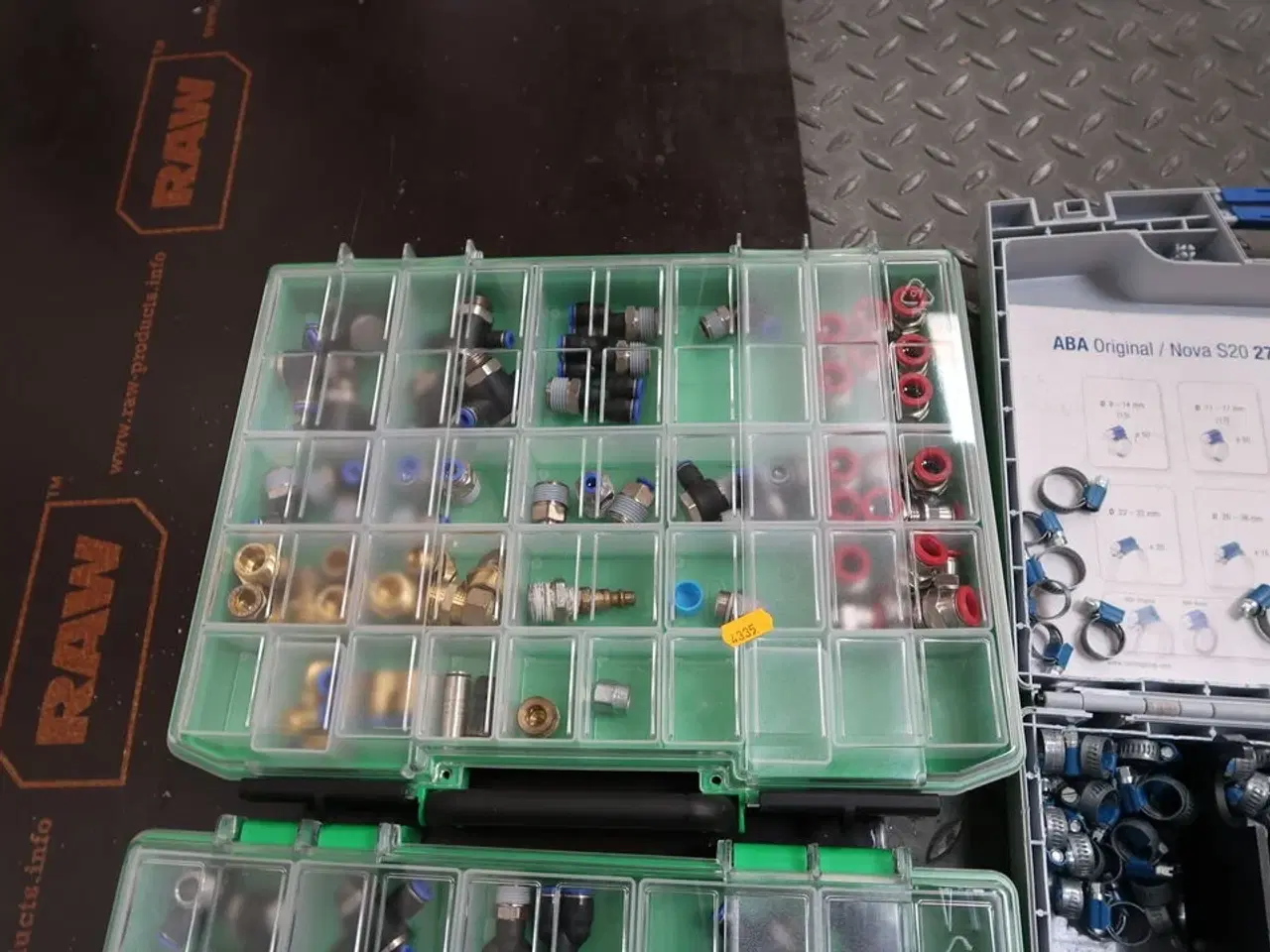 Billede 4 - 4 stk. sortimentskasser med div. Fittings