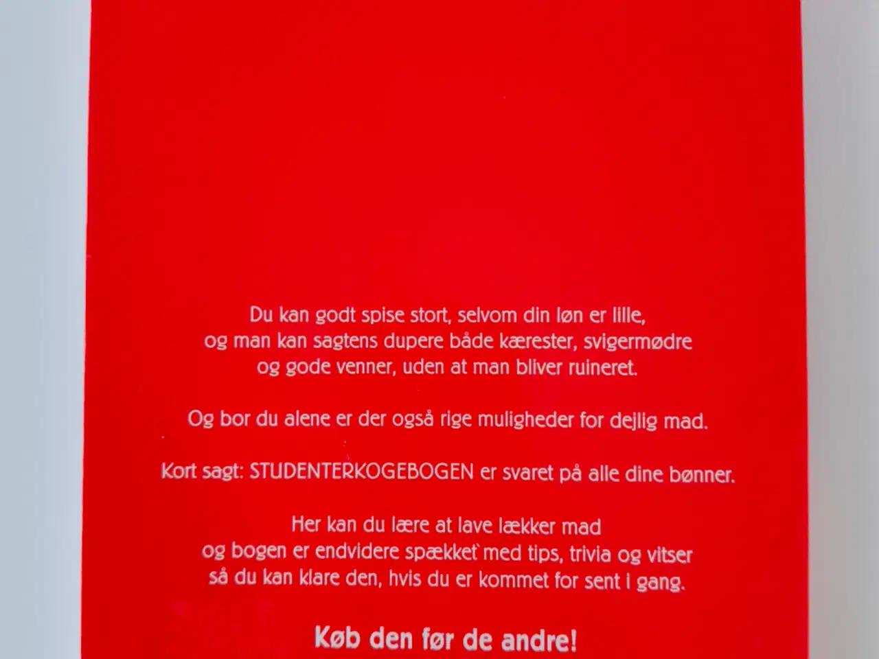 Billede 2 - Studenter kogebøger