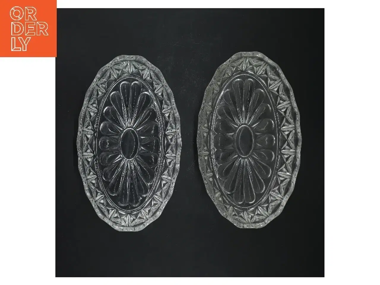 Billede 1 - Glasfade (str. 2 styk, 19,5 cm)