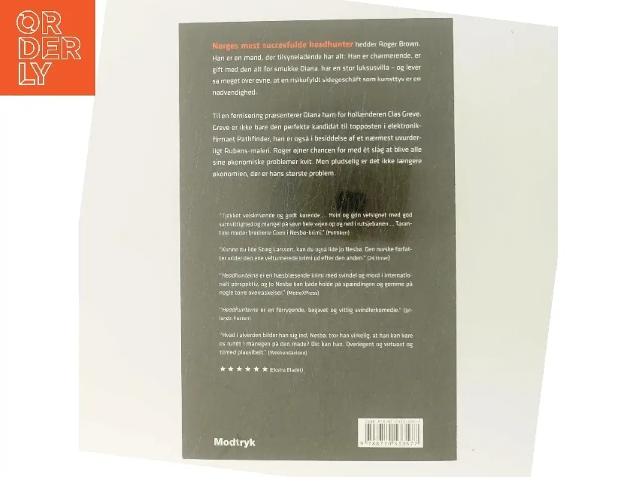 Billede 3 - Headhunterne af Jo Nesbø (Bog)