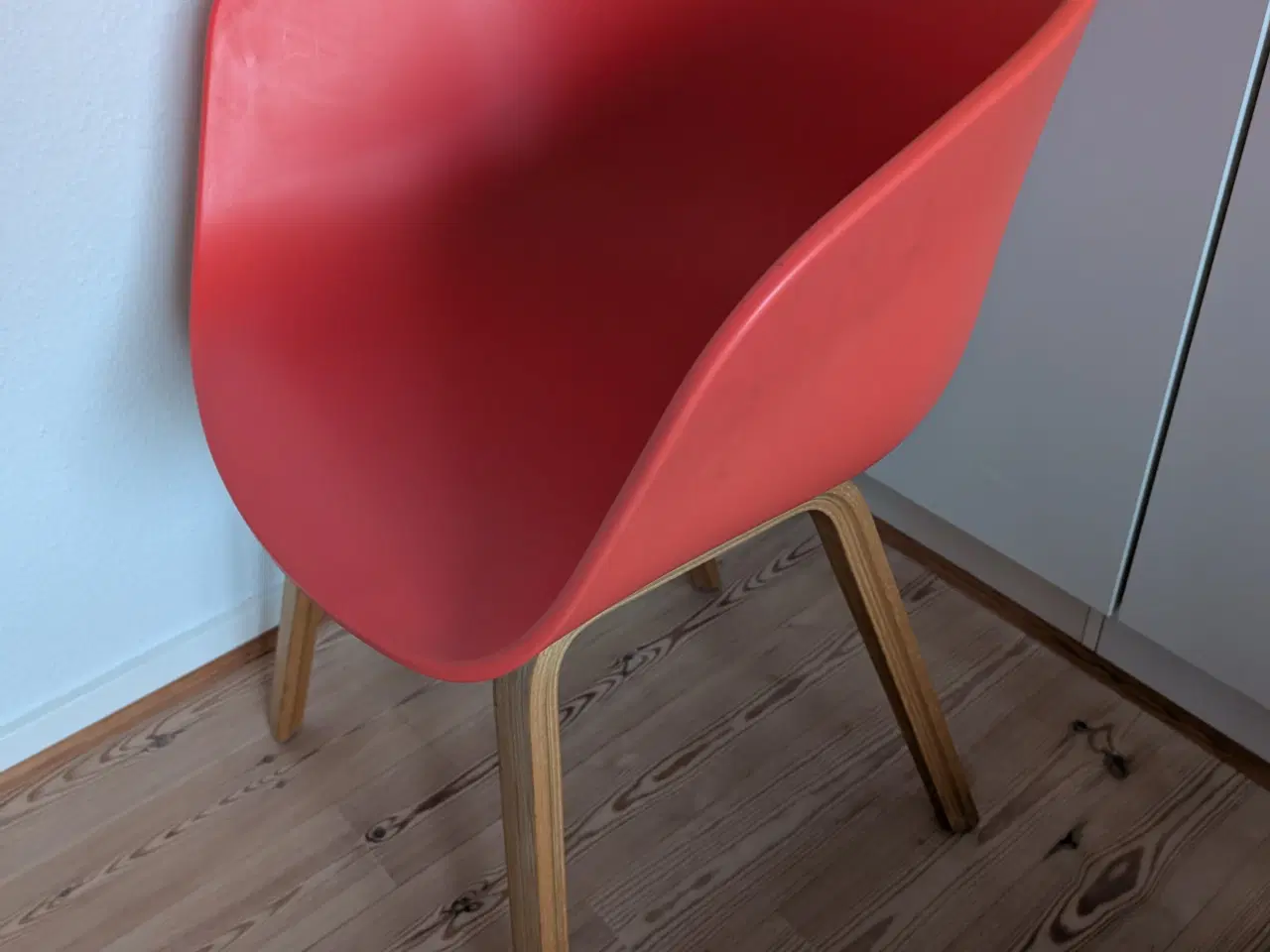 Billede 3 - Hey skalstol m ben i egetræ krydsfiner