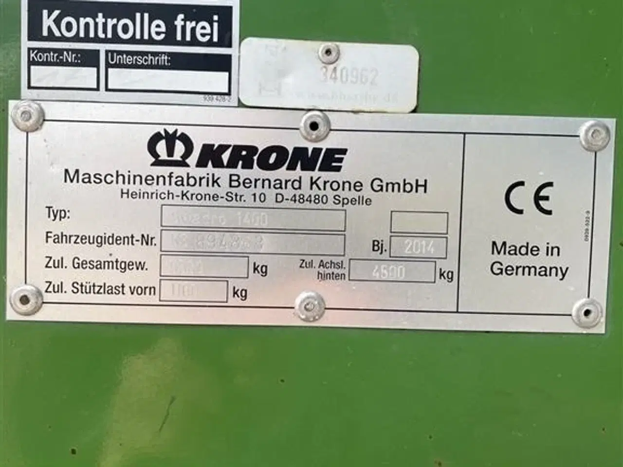 Billede 11 - KRONE Swadro 1400