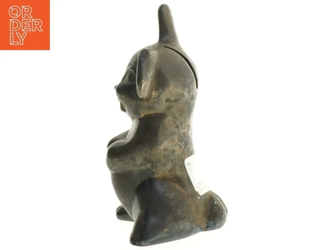 Billede 3 - Gammel sparegris i form af figur (str. 14 cm)