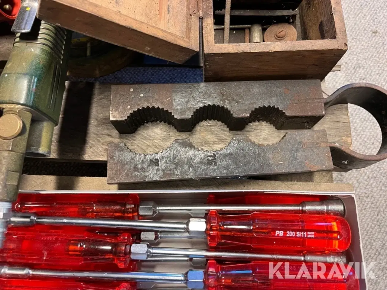 Billede 11 - Værktøjssliber KEFmotor HS3 med diverse værktøj