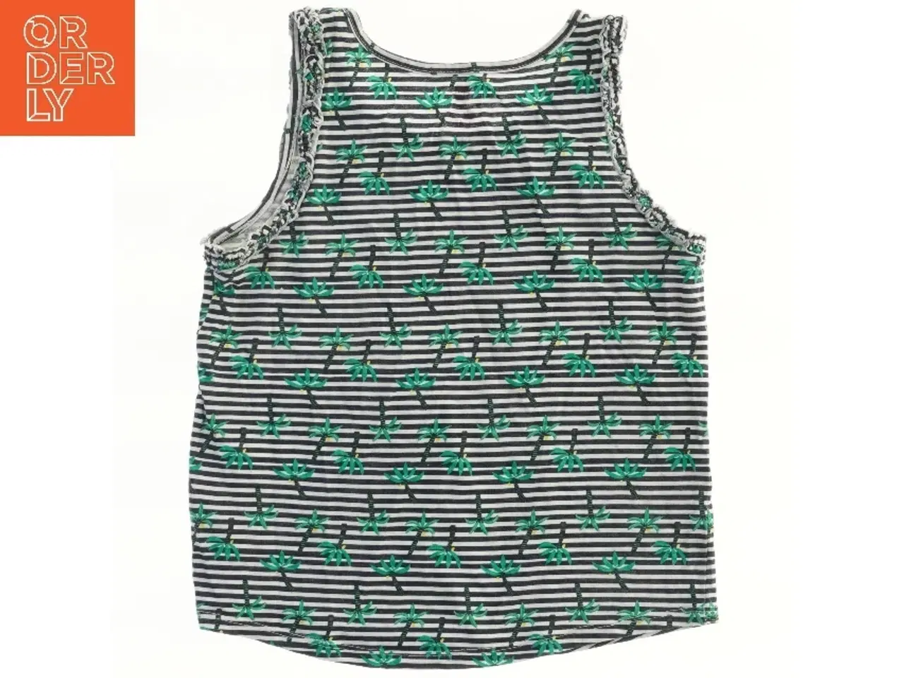 Billede 2 - Ærmeløs bluse med palmemønster fra HEMA (str. 122)