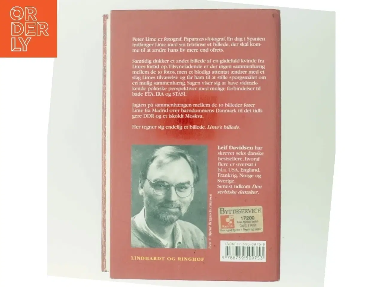 Billede 3 - Lime's Billede: Roman (Danish Edition) af Davidsen, Leif (Bog)