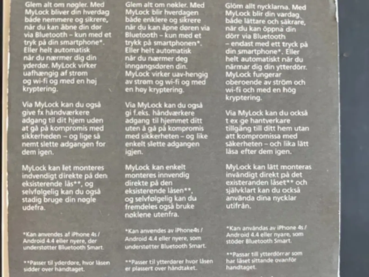 Billede 3 - Jacob Jensen MyLock dørlås