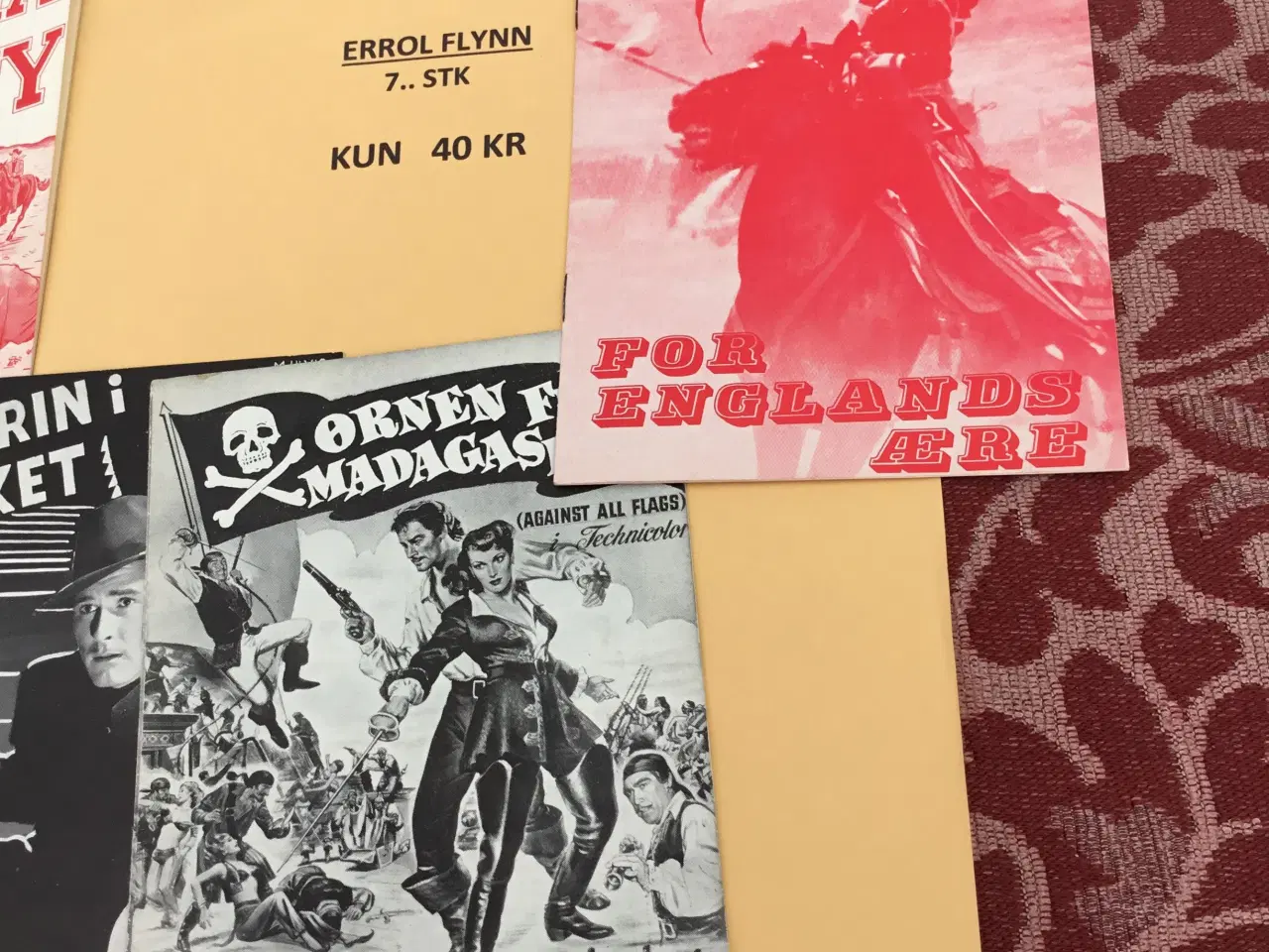 Billede 1 - ERROL FLYNN - 7 STK - PÆNE