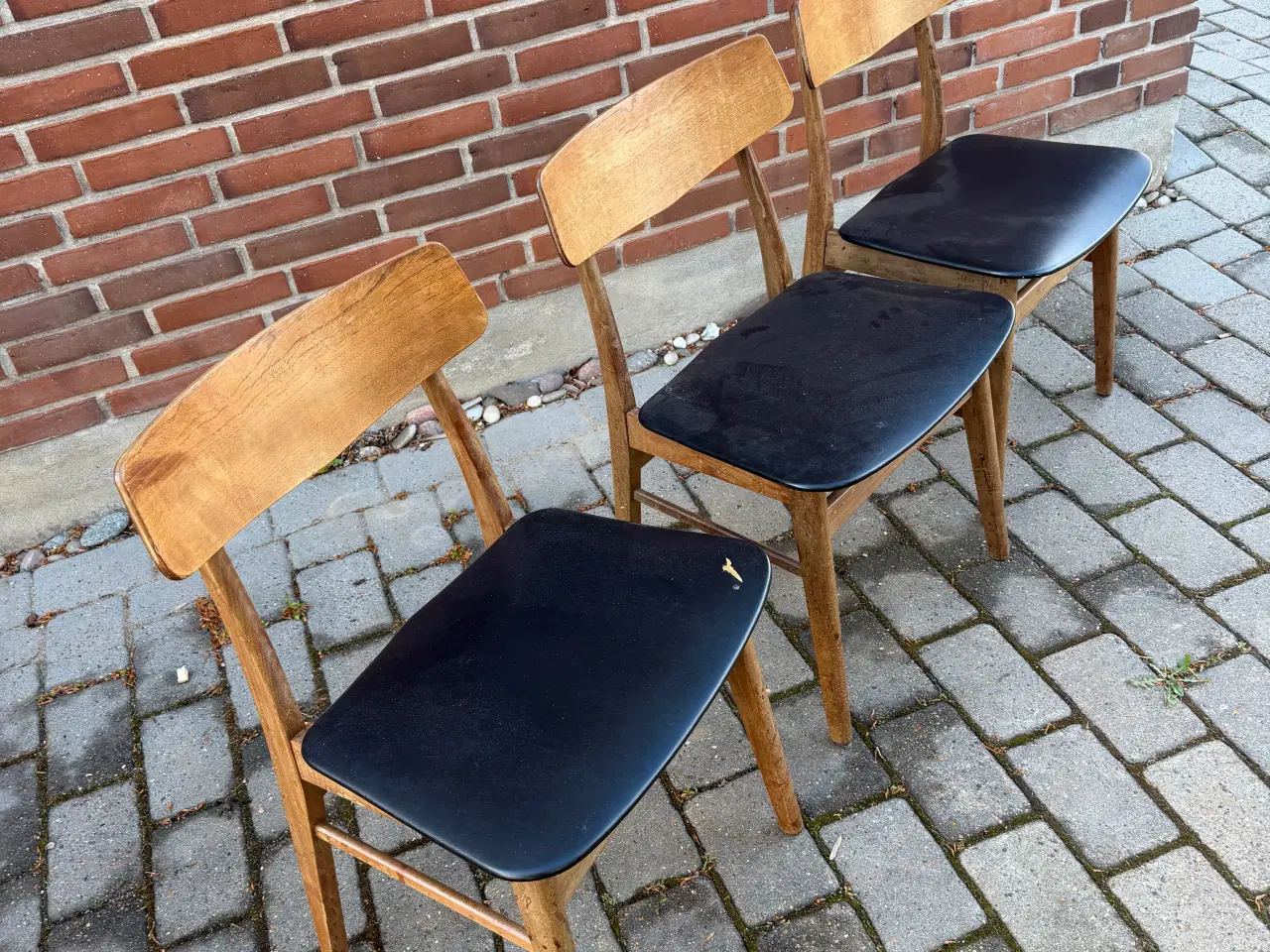 Billede 1 - Stole i teaktræ 
