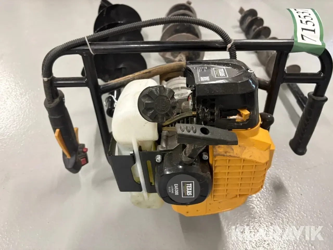 Billede 3 - Pælebor Texas EA5300 med 3 størrelser bor