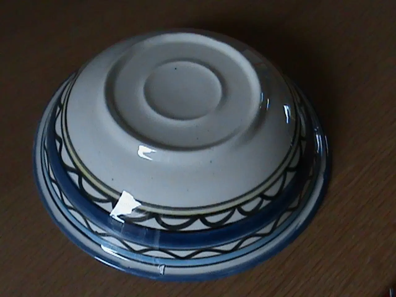 Billede 2 - Dekoreret keramik skål
