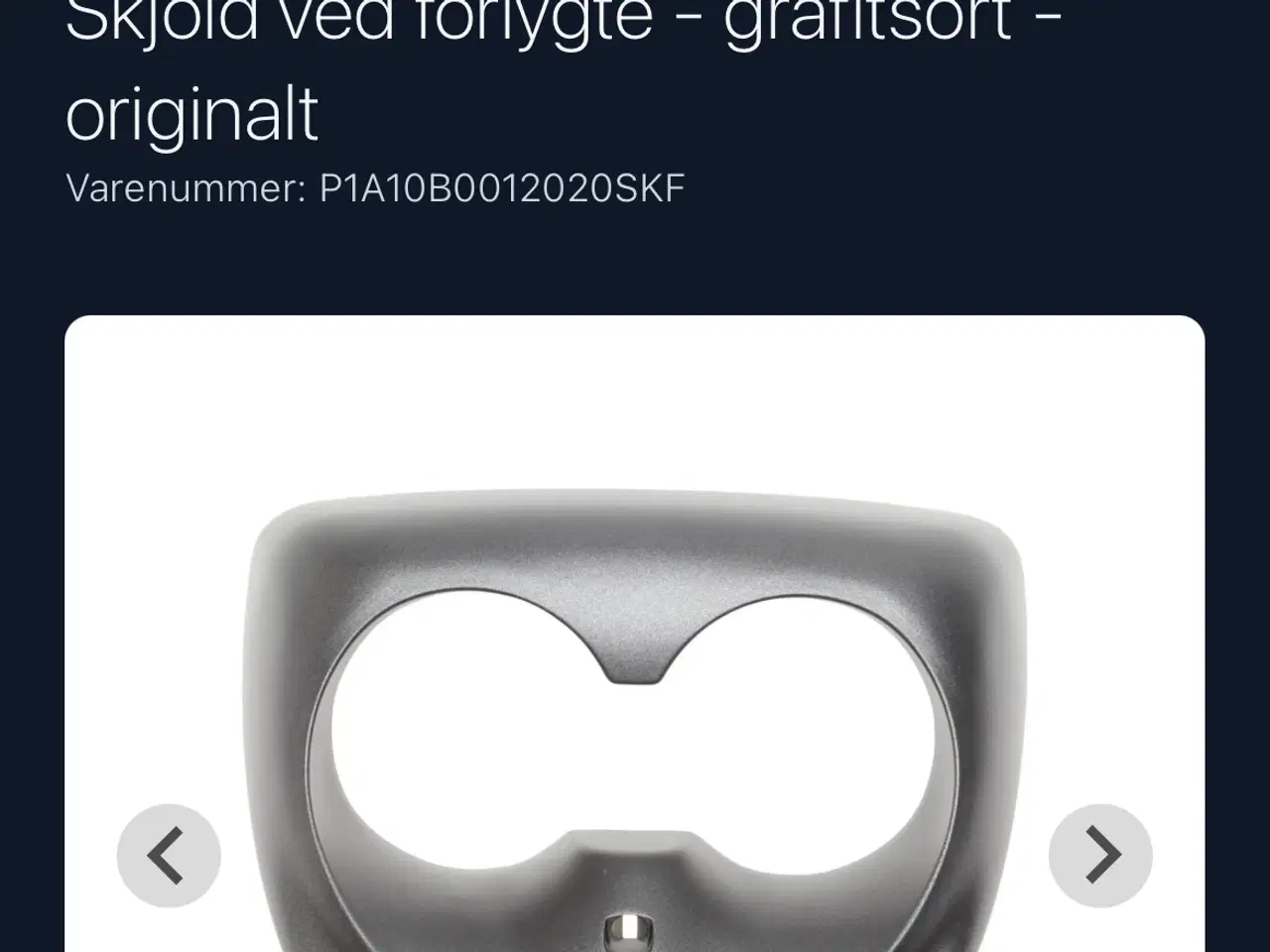 Billede 1 - Skjold ved forlygte 