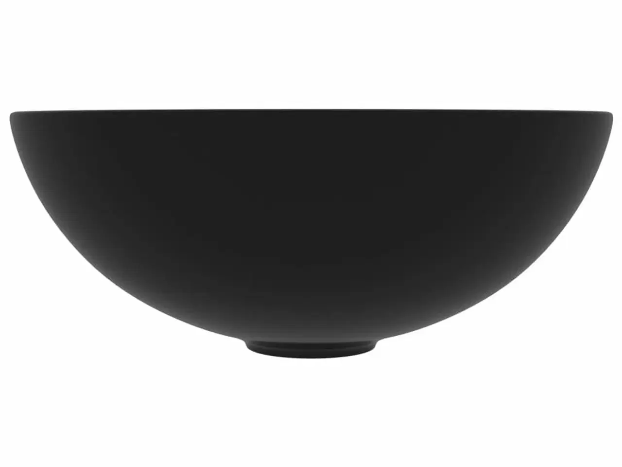 Billede 3 - Keramisk håndvask til badeværelse rund mat sort