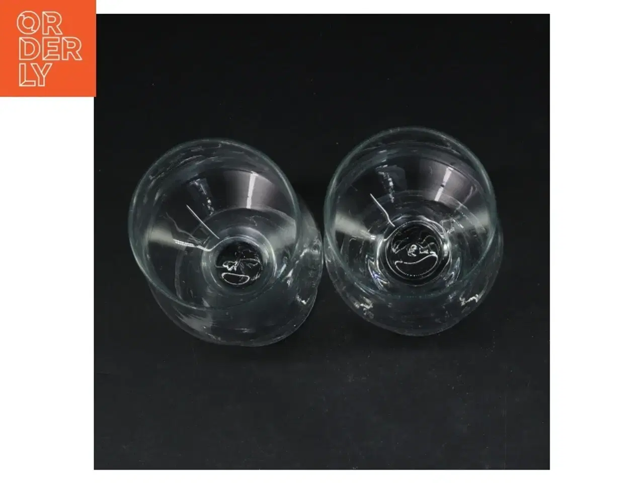 Billede 2 - Holmegaard skibsglas (str. Ø. 7,5 cm. længde, 15 cm)