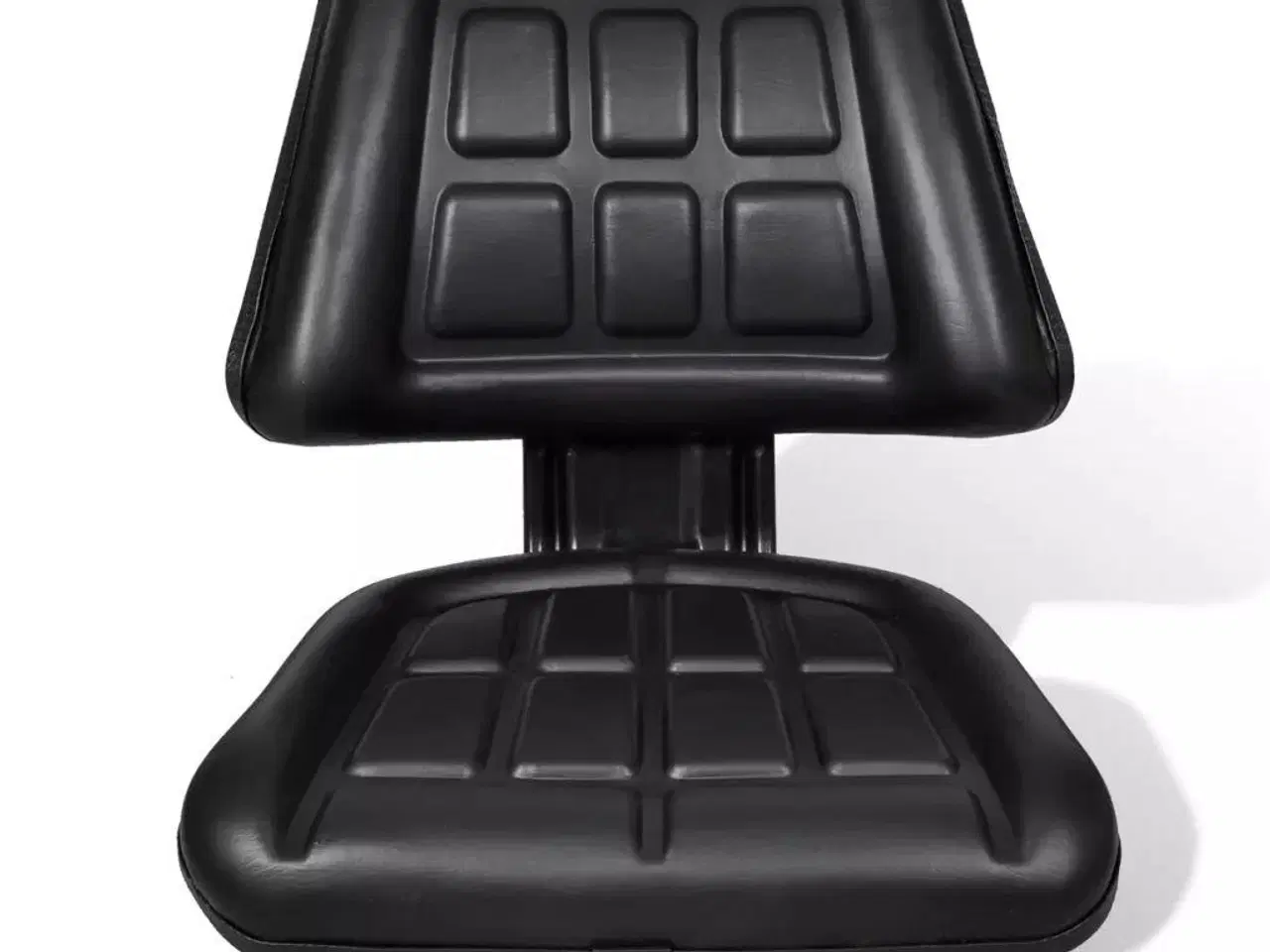 Billede 2 - Traktorsæde med ryglæn sort