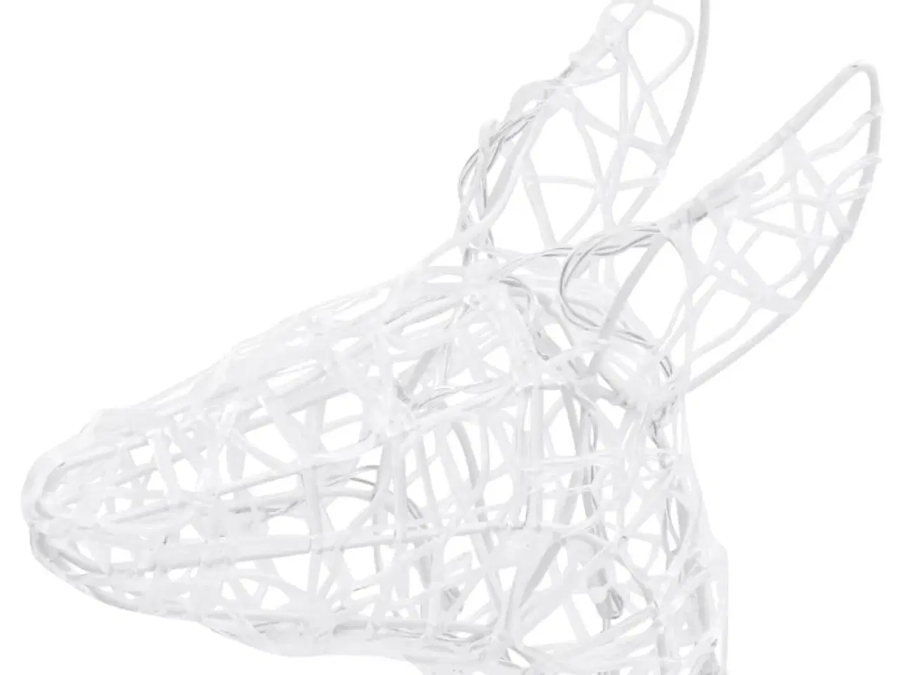 Billede 10 - Juledekoration rensdyrfamilie 300 LED'er akryl varm hvid