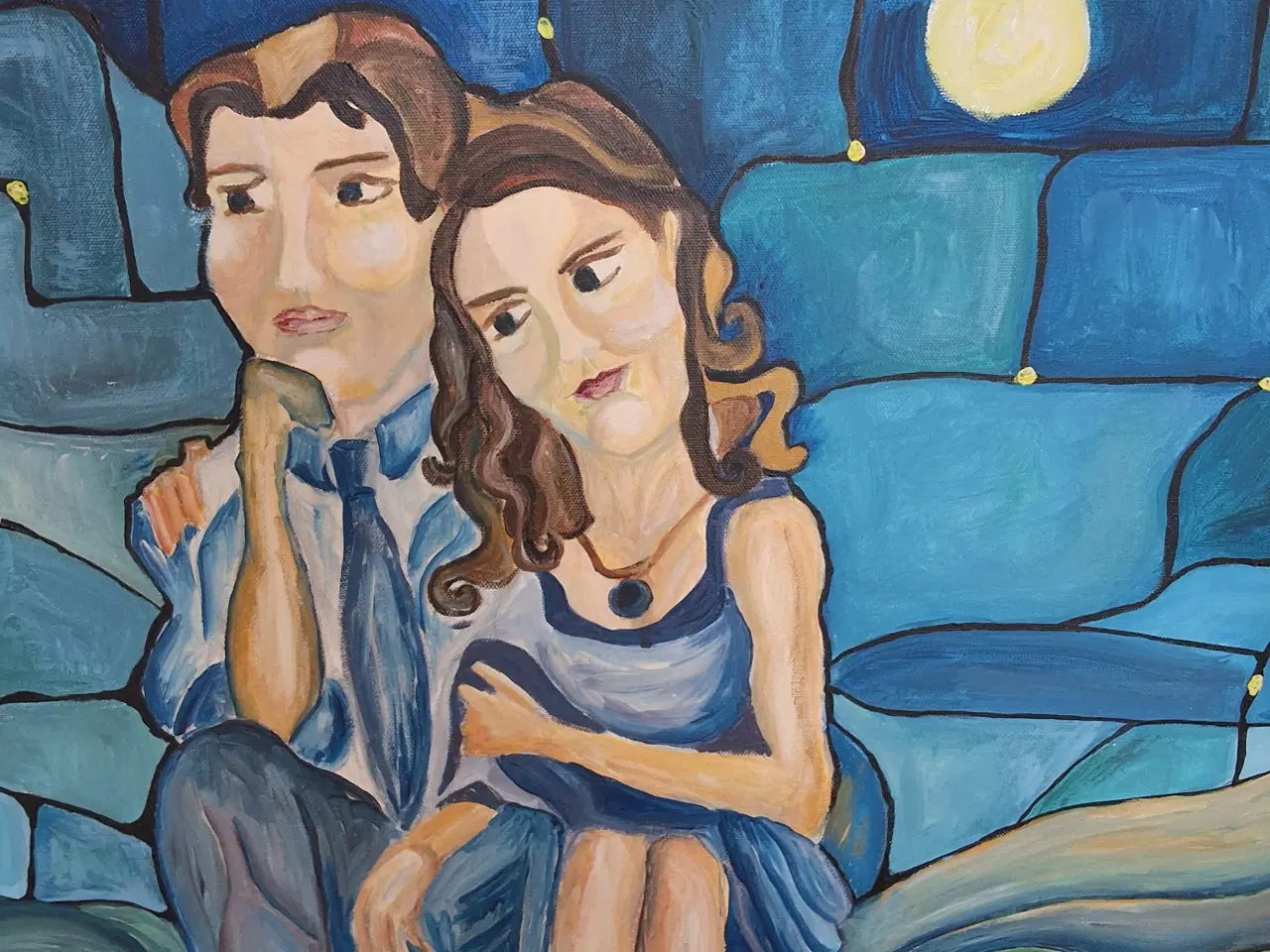 Billede 2 - Smukt originalt maleri