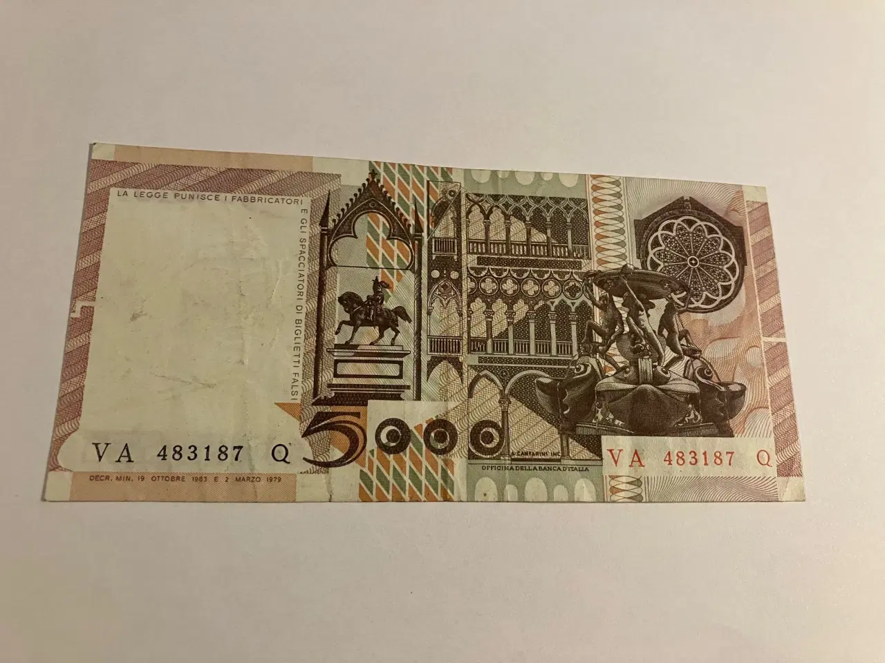 Billede 2 - 5000 Lire Italy
