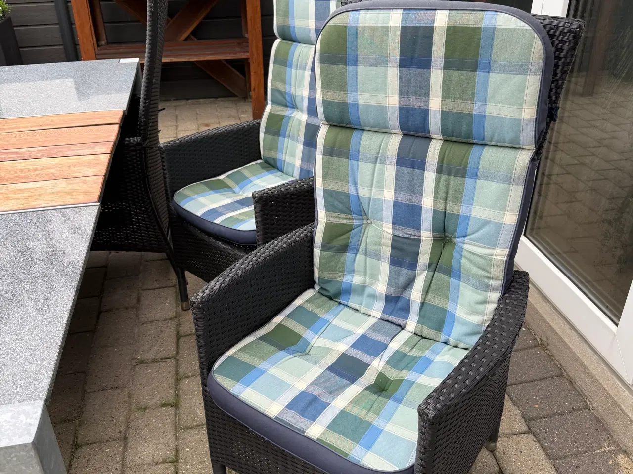Billede 2 - 6 stk havestole incl. hynder 