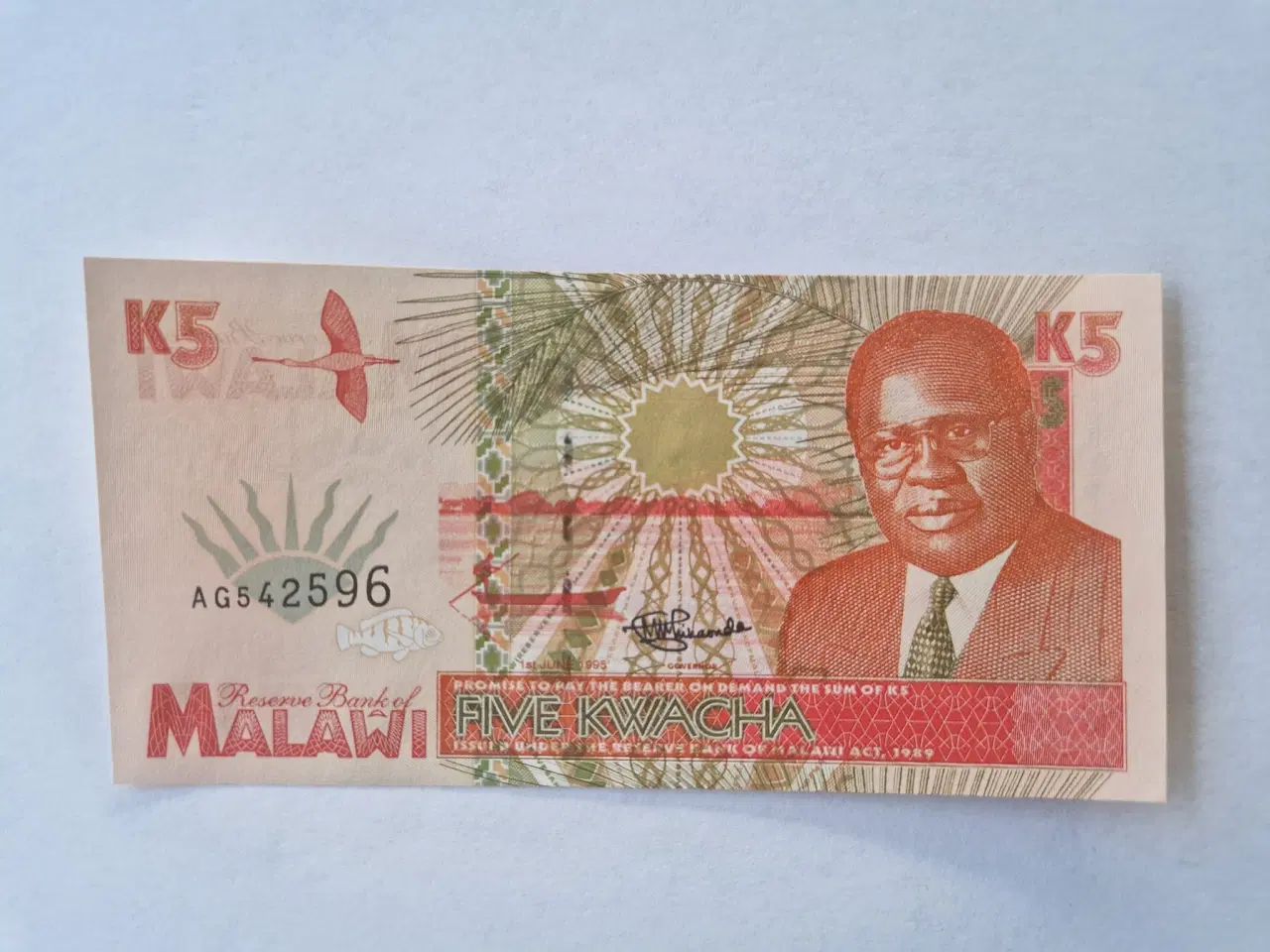 Billede 1 - Five Kwacha Malawi