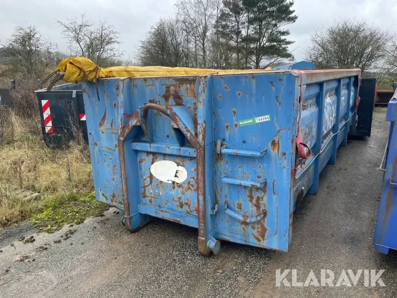 Billede 1 - Container med kroghejs & presenning