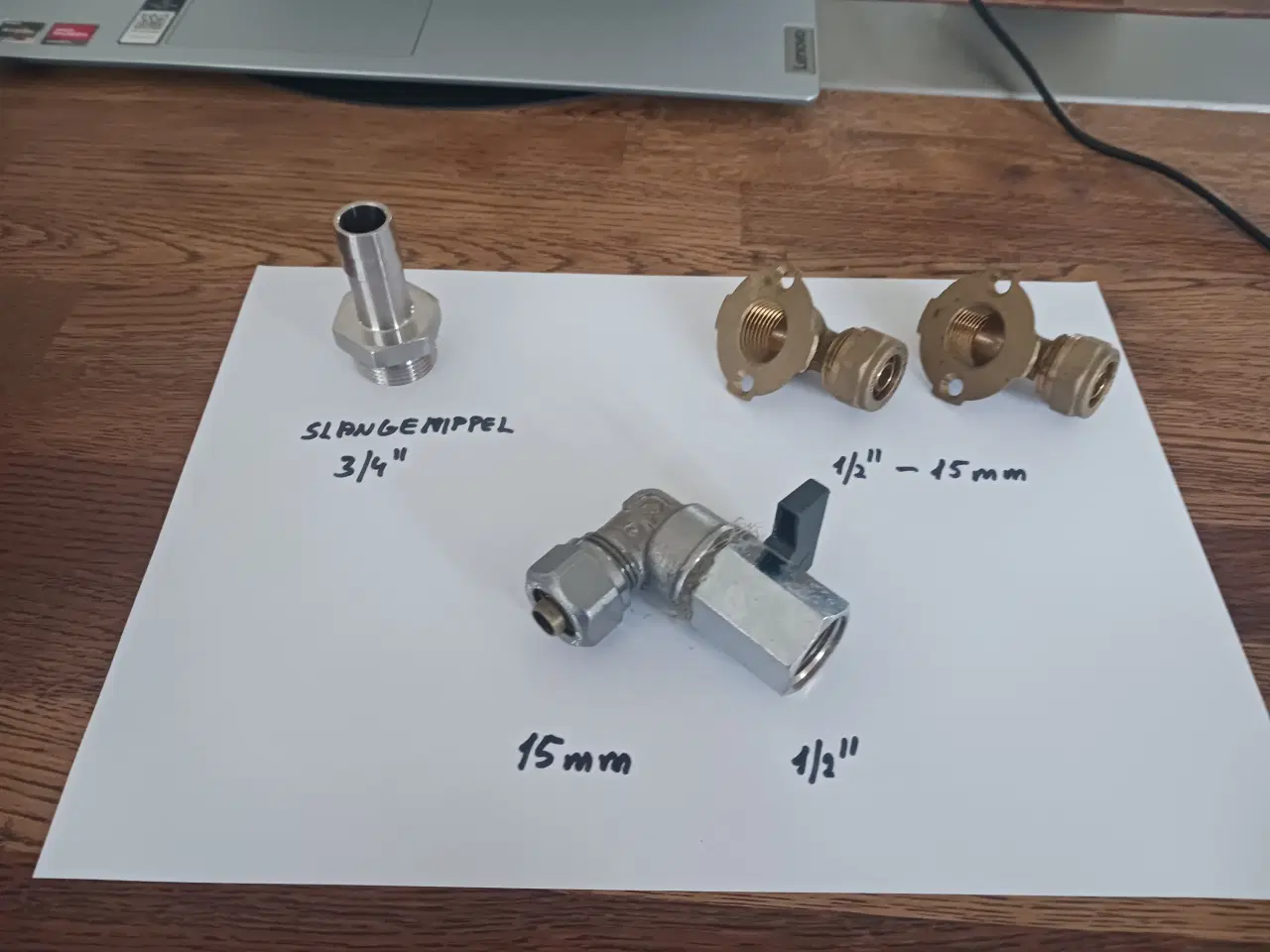 Billede 3 - Diverse VVS fittings (Helt nye)