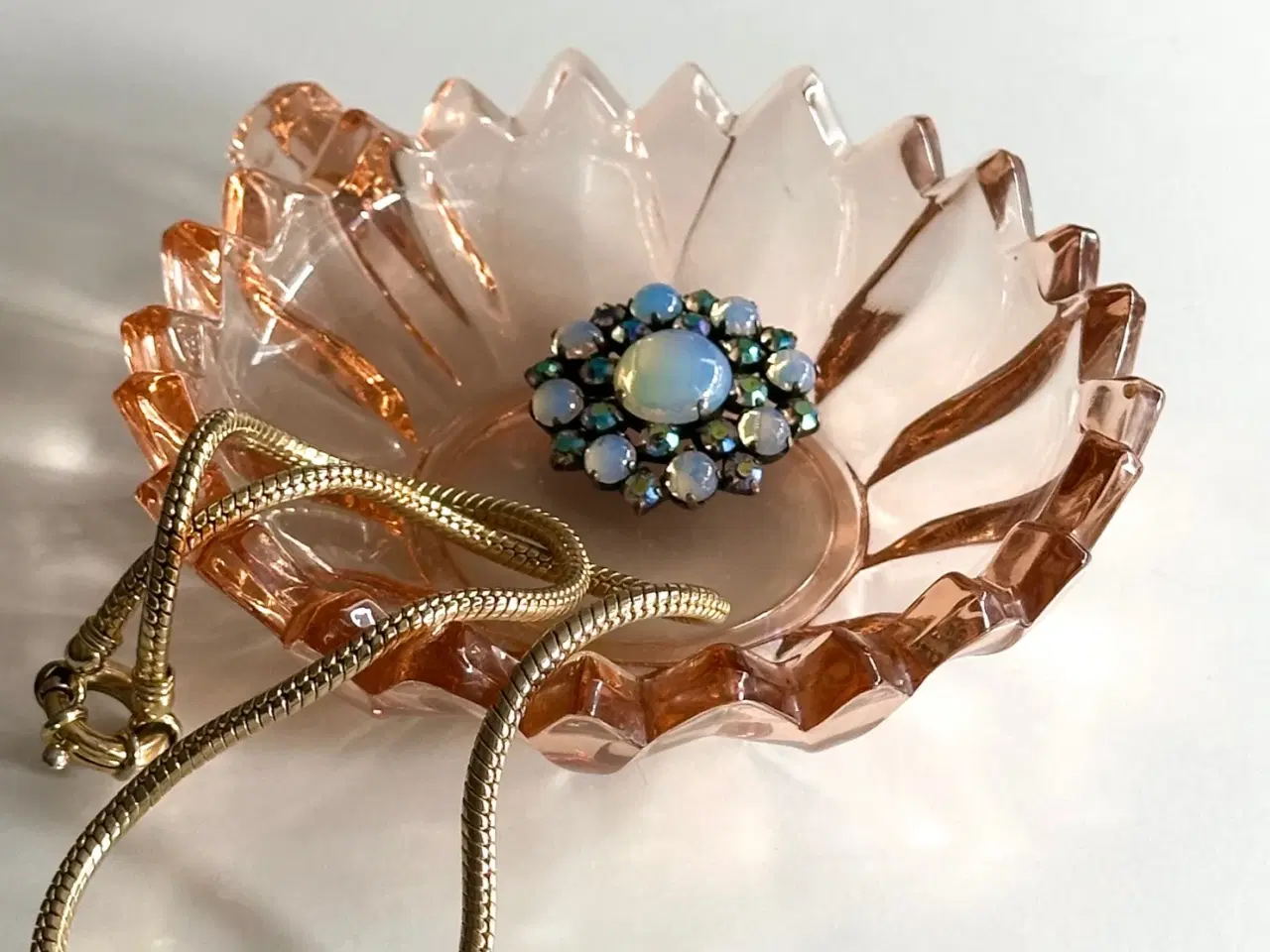 Billede 1 - Mini glasskål, rosa