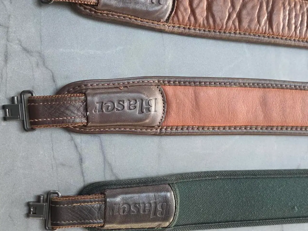 Billede 3 - Blaser gevær rem. Læder eller neopren