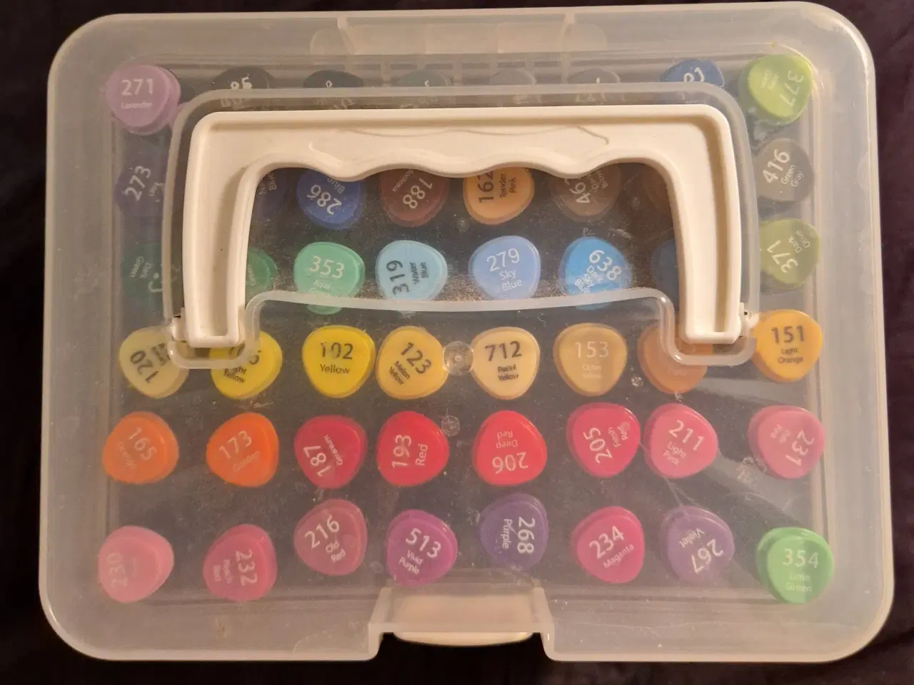 Billede 2 - Twin Markers Alkoholbaserede tuscher 48 stk