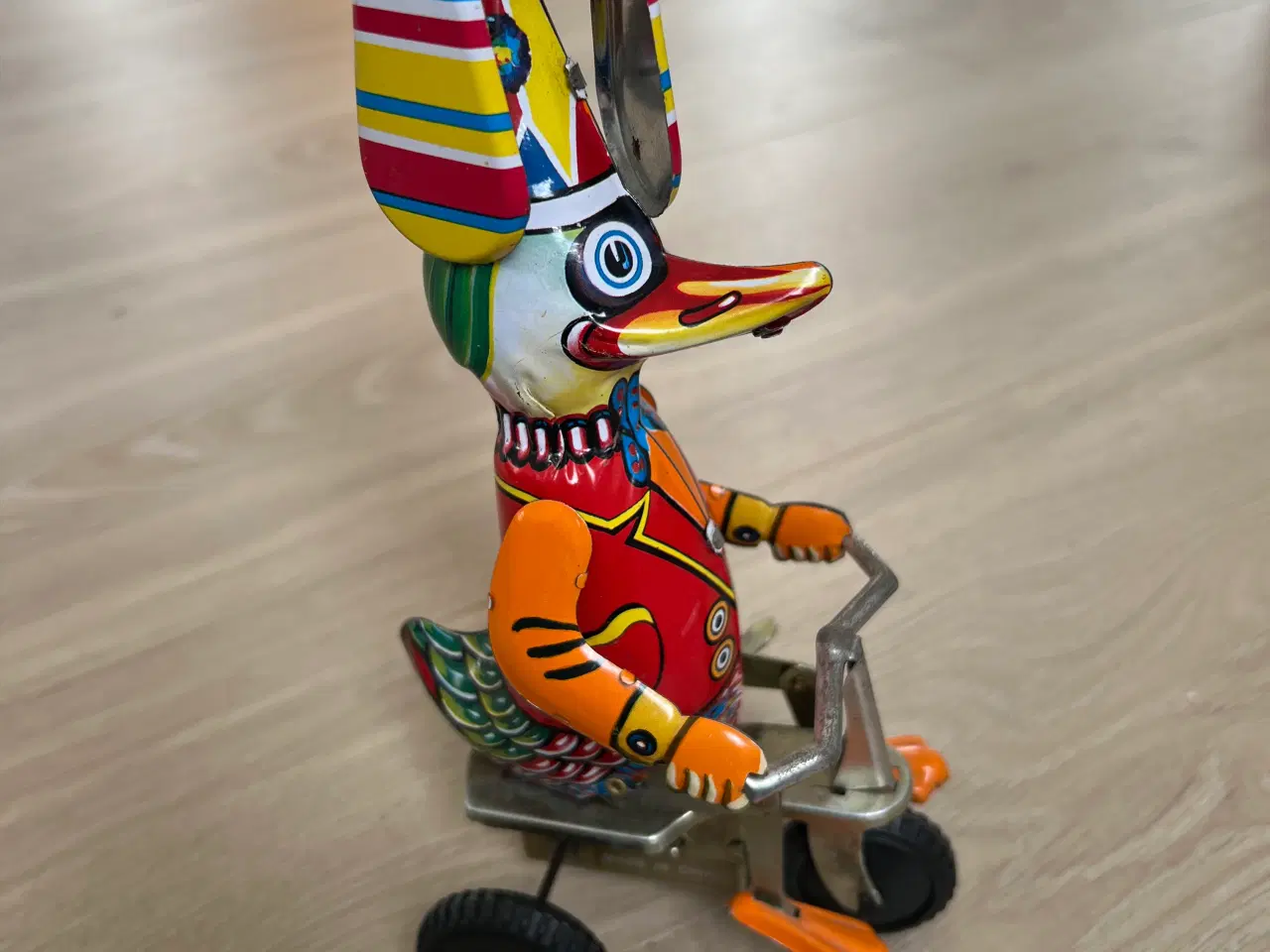 Billede 3 - Blikpladelegetøj And på Trehjulet cykel